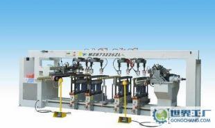 六排多轴自动送料木工钻床 提升家具生产效率的精密利器